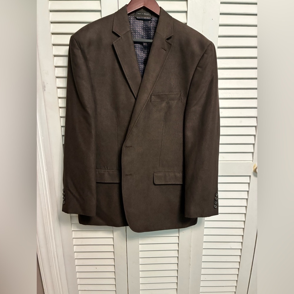 Chaps Brown Sport Coat Classic Tailoring